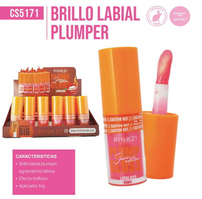 BRILLO LABIAL PLUMPER PINK21