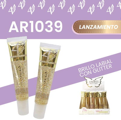 BRILLO LABIAL CON GLITTER 4ANGELS AR1039