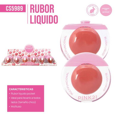 RUBOR LIQUIDO PINK21 CS5989