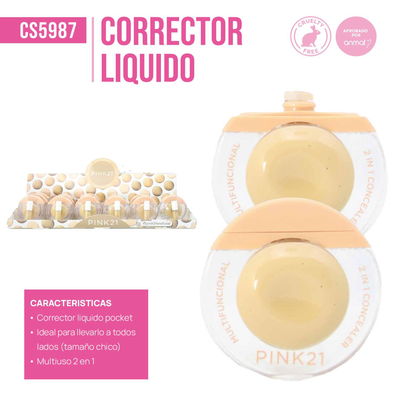 CORRECTOR LIQUIDO PINK21 CS5987