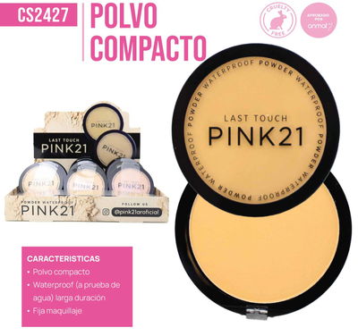 POLVO COMPACTO PINK21 CS2427
