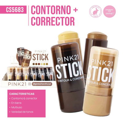CONTORNO+CORRECTOR PINK21 CS5683