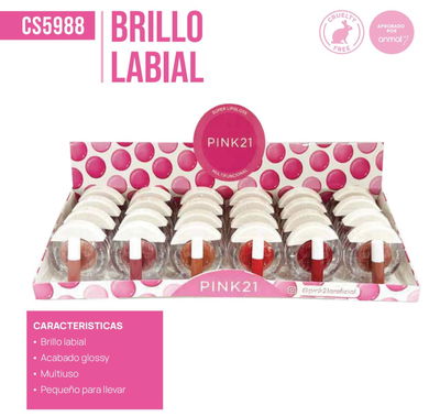 BRILLO LABIAL PINK21 CS5988