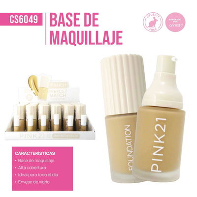 BASE DE MAQUILLAJE 33ML PINK21 CS6049