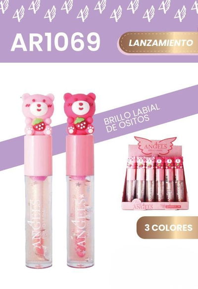 LABIAL CON BRILLO OSO 4ANGELS