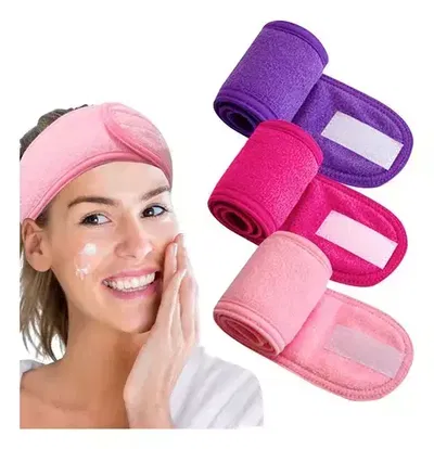 VINCHA PARA MAQUILLAJE CON VELCRO AJUSTABLE