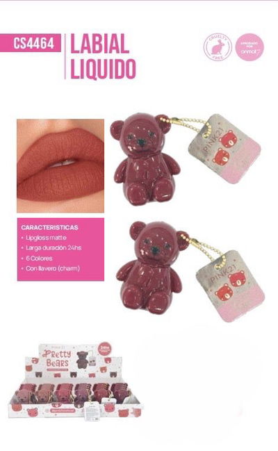 LIP GLOSS PRETTY BEARS OSO PINK21