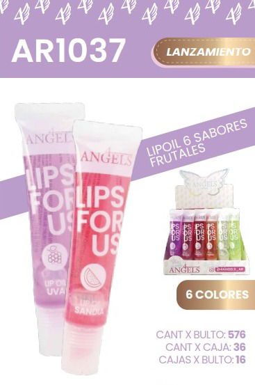 LIPOIL 6SABORES FRUTALES 4 ANGELS