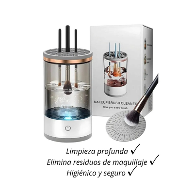 Limpiador de brochas + set de brochas de REGALO