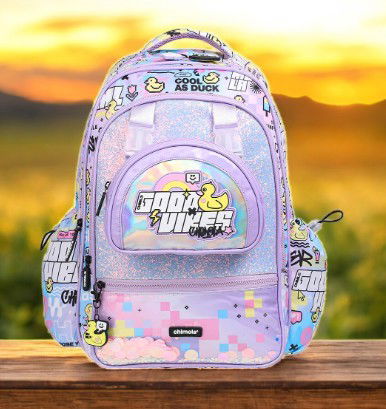 Mochila 18'' Duck con cartuchera desmontable Chimola