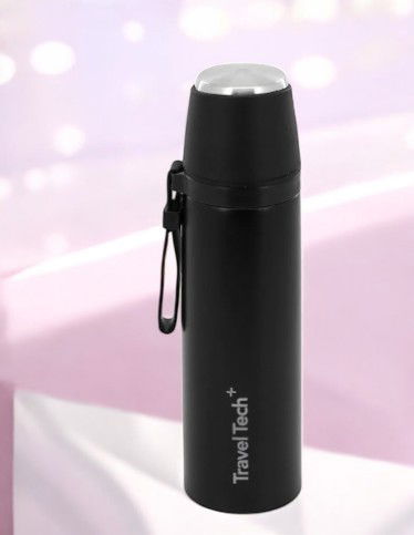 Termo 500ml TRAVEL TECH Negro