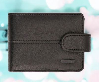 Billetera Hombre BAGCHERRY con volante Negro