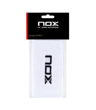 Muñequera Nox Larga Blanco Negro x2/u