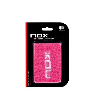 Muñequera Nox Rosa Blanco x2/u