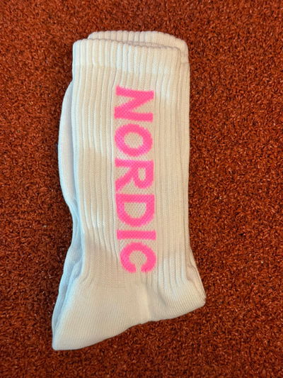 Medias Nordic Breeze blanca/rosa