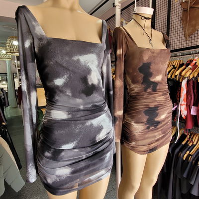 VESTIDO TUL ESTAMPADO 