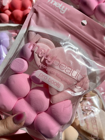 Set 12 esponjas y borlas