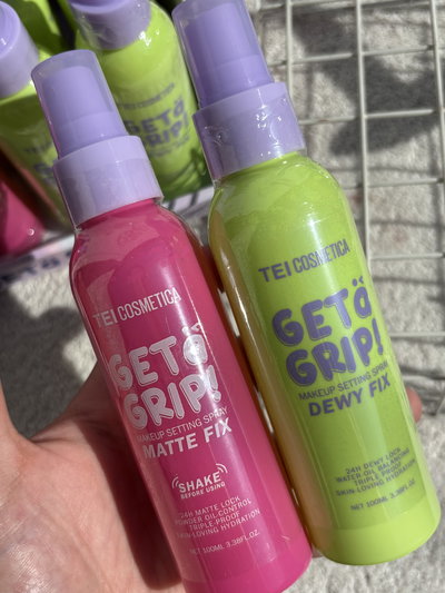 2 fijadores de maquillaje Tei