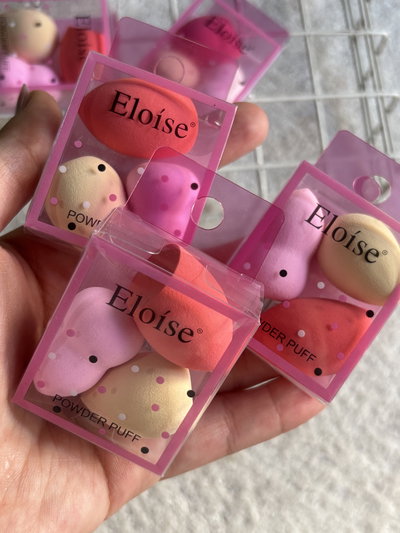 3 Esponjitas de 3 unidades con cajita