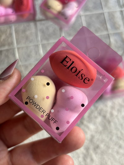 3 Esponjitas de 3 unidades con cajita