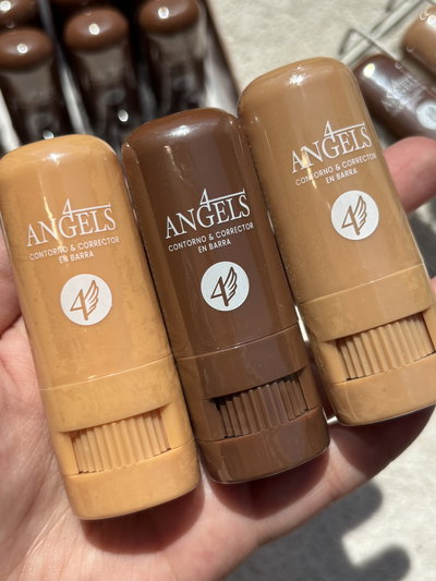 Combo iluminador, corrector, rubor y contorno en barra 4angels