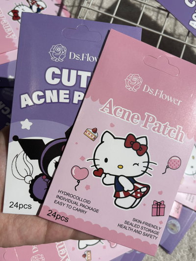 2 Parches para acne kuromi y kitty