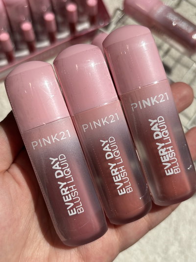 3 Rubores líquidos Pink21 