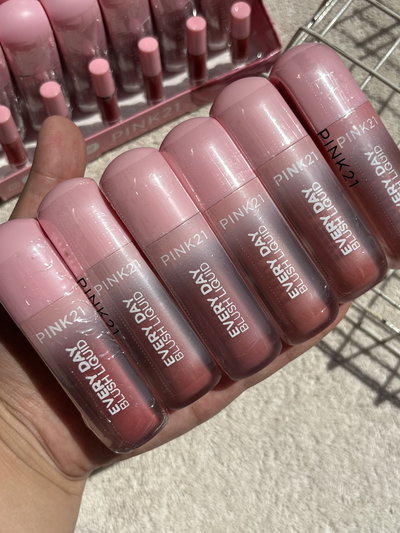 3 Rubores líquidos Pink21 