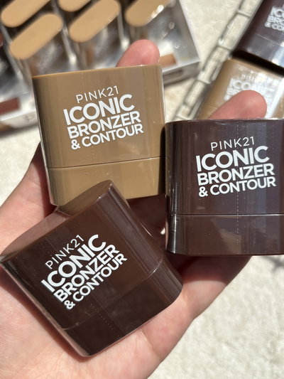 3 Contornos e iluminadores en barra Pink21 