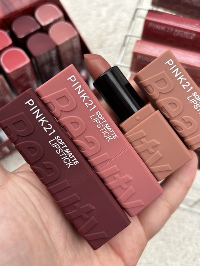 3 labiales en barra pink21 