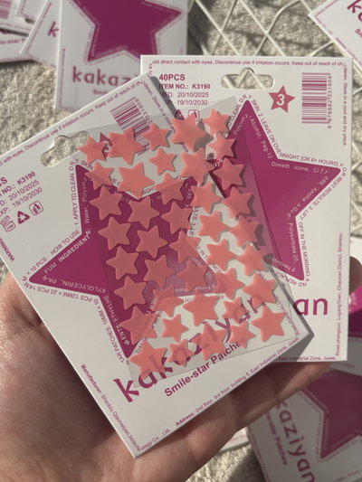 2 Parches para acne Estrella