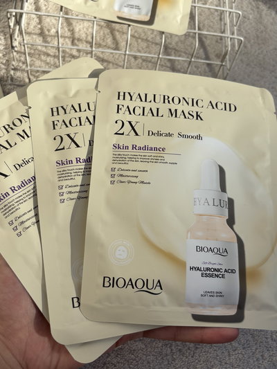 3 mascarillas faciales bioacua 