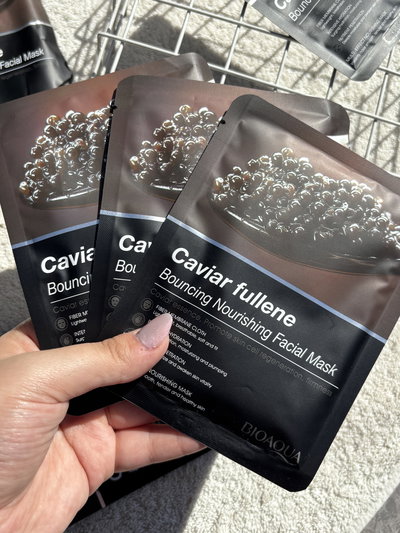 3 mascarillas faciales bioacua caviar