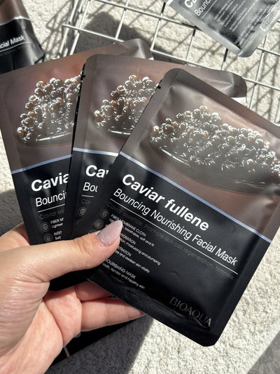 3 mascarillas faciales bioacua caviar