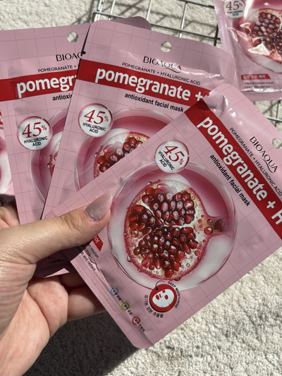 3 mascarillas faciales bioacua 