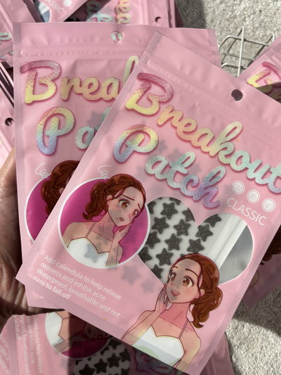 2 Parche para acne glitter