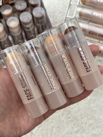 3 contornos y correctores en barra Pink21