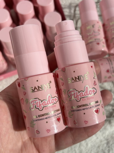 2 fijadores de maquillaje saniye