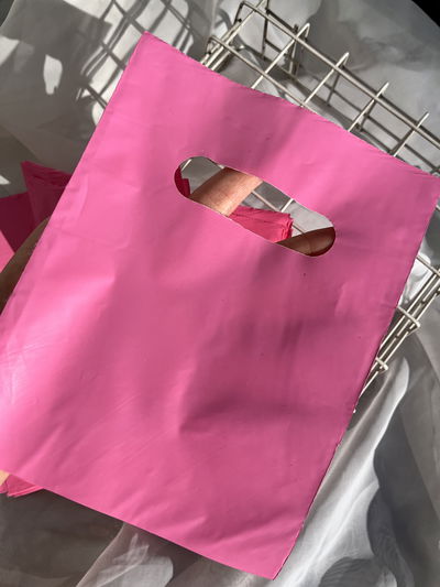 Pack 10 Bolsas rosa 15x20 plástico 