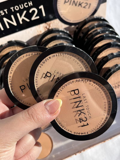 3 polvos compactos Pink 21