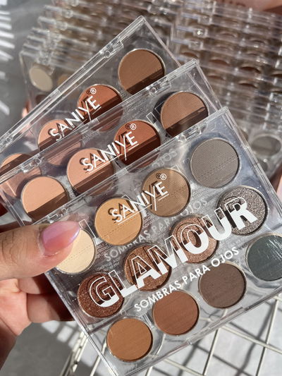 3 paletas de sombras saniye tierra