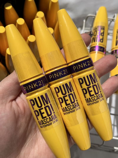 3 mascaras a prueba de agua Pink 21 volumen