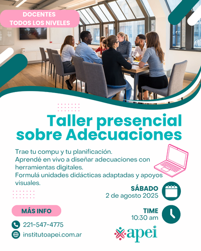 Taller presencial sobre Adecuaciones