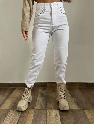 PANTALON MOM DE JEANS 