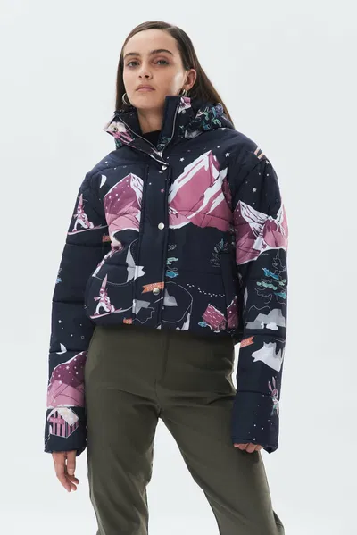 CAMPERA ESTAMPADA