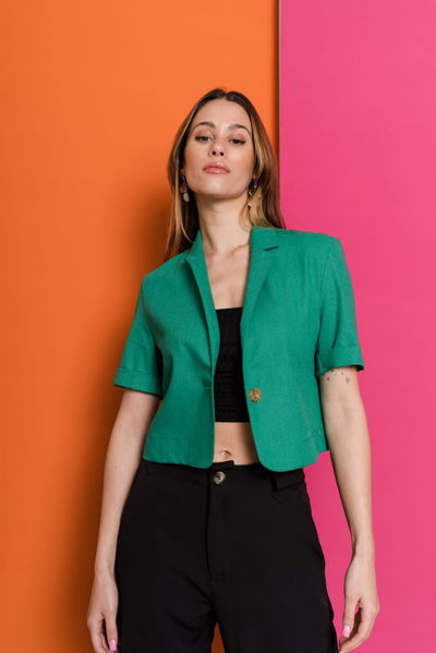BLAZER MANGA CORTA 