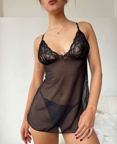 Camisón microtull
