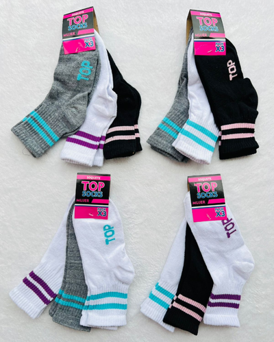 Medias Tenis Top Mujer 