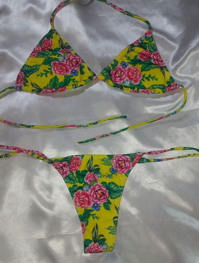 Bikini 6054/6034 tiras estampado