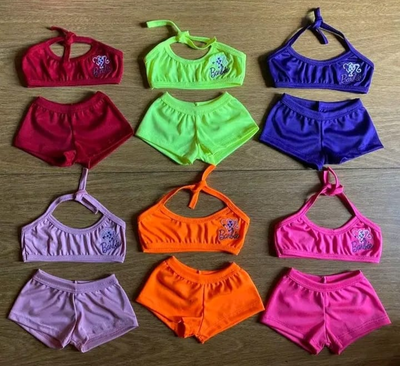 Bikini bebé neón